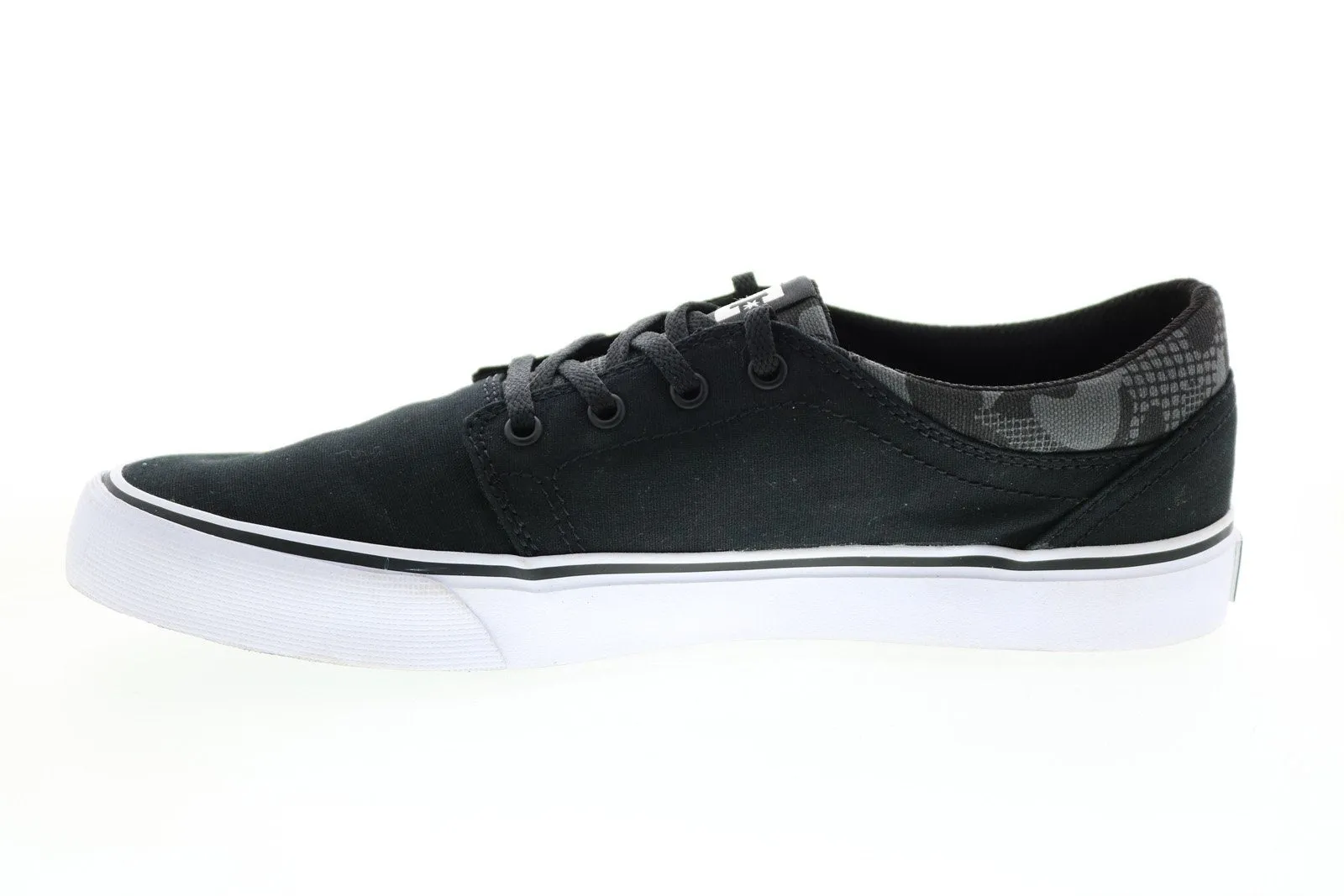 DC Trase TX SE Men's Black Canvas Skate Sneakers - ADYS300603