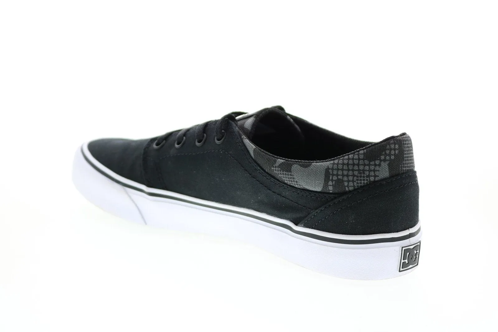 DC Trase TX SE Men's Black Canvas Skate Sneakers - ADYS300603