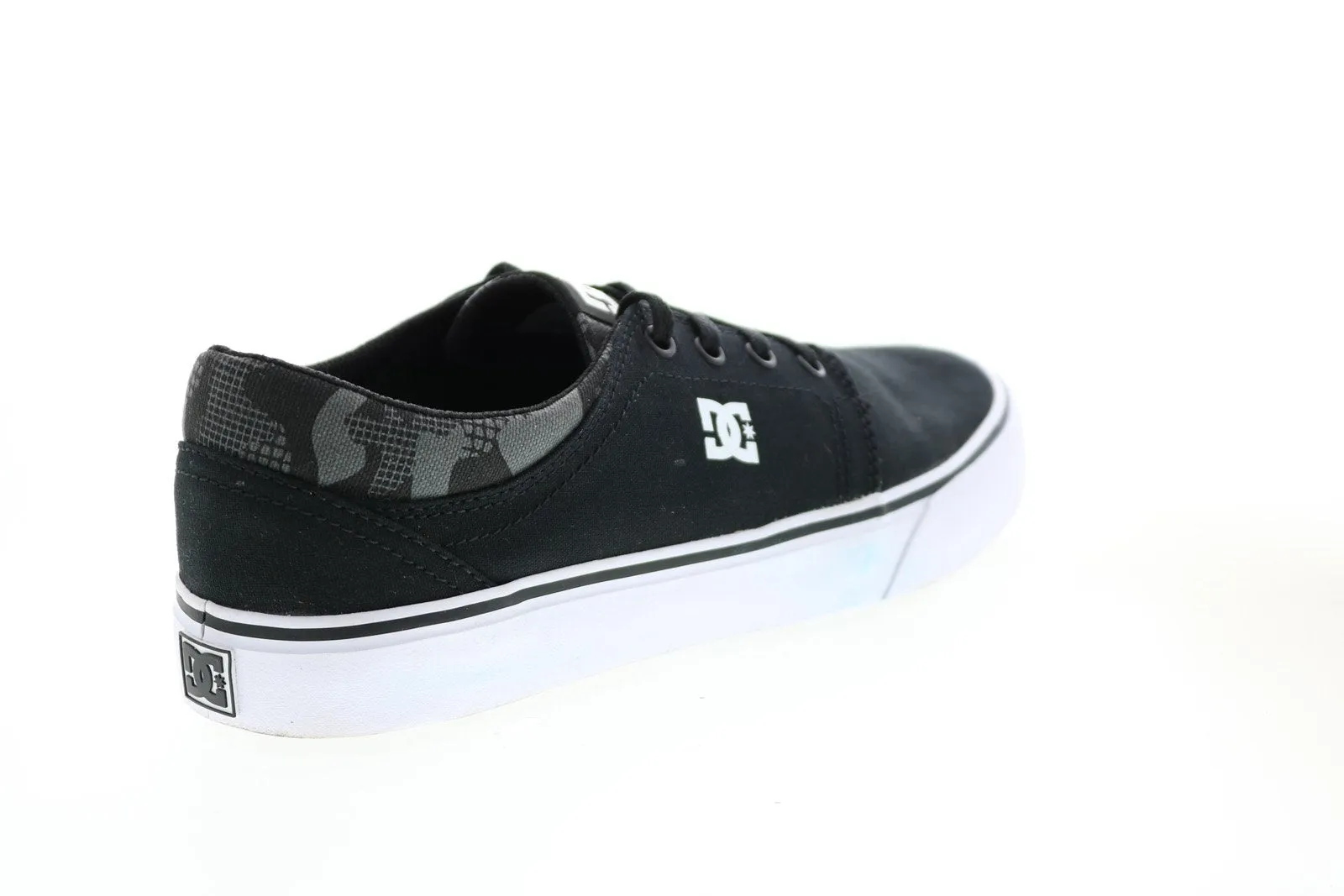 DC Trase TX SE Men's Black Canvas Skate Sneakers - ADYS300603