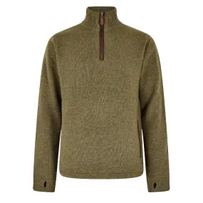 Dubarry Feeney Knit Zip Neck Jumper - Dusky Green