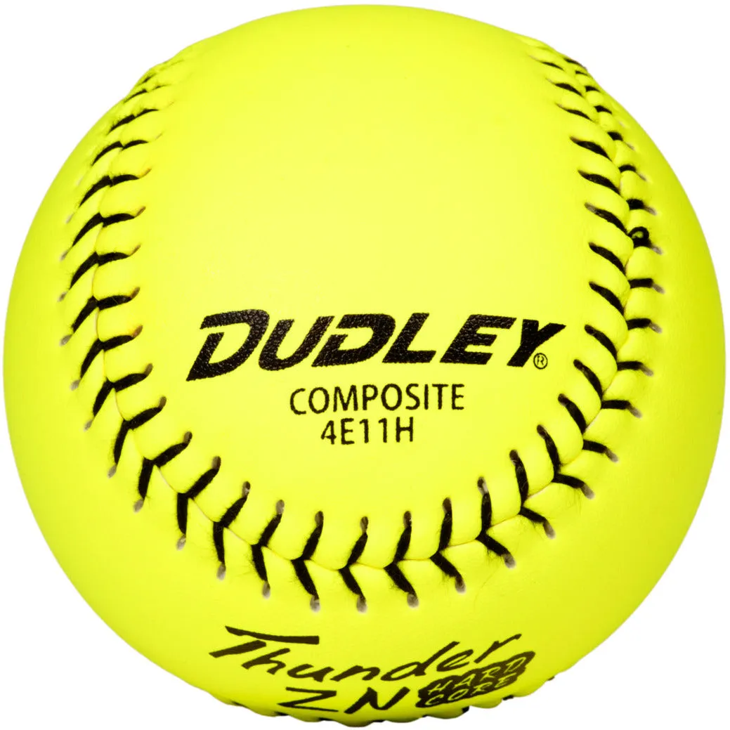 Dudley Thunder ZN Hard Core ICON 11 44/400 Composite Slowpitch Softballs