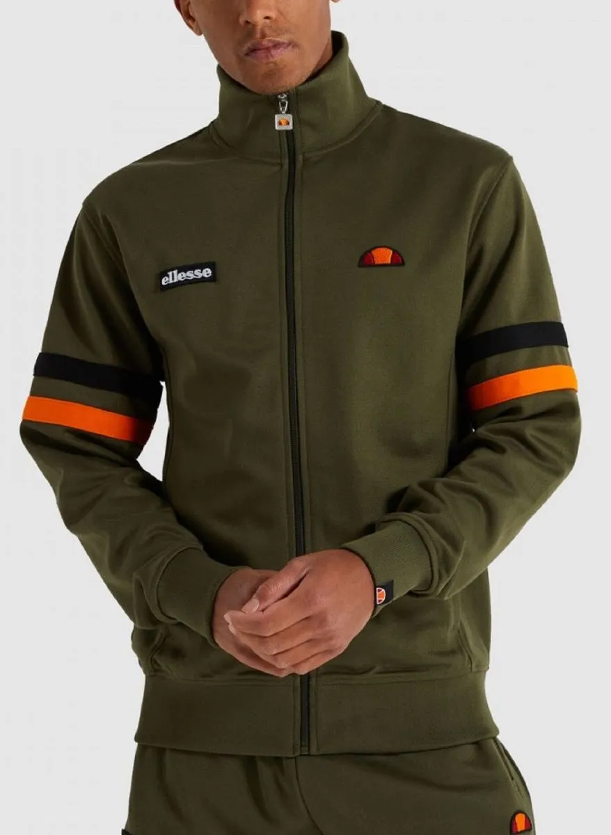 Ellesse Roma Track Jacket in Khaki