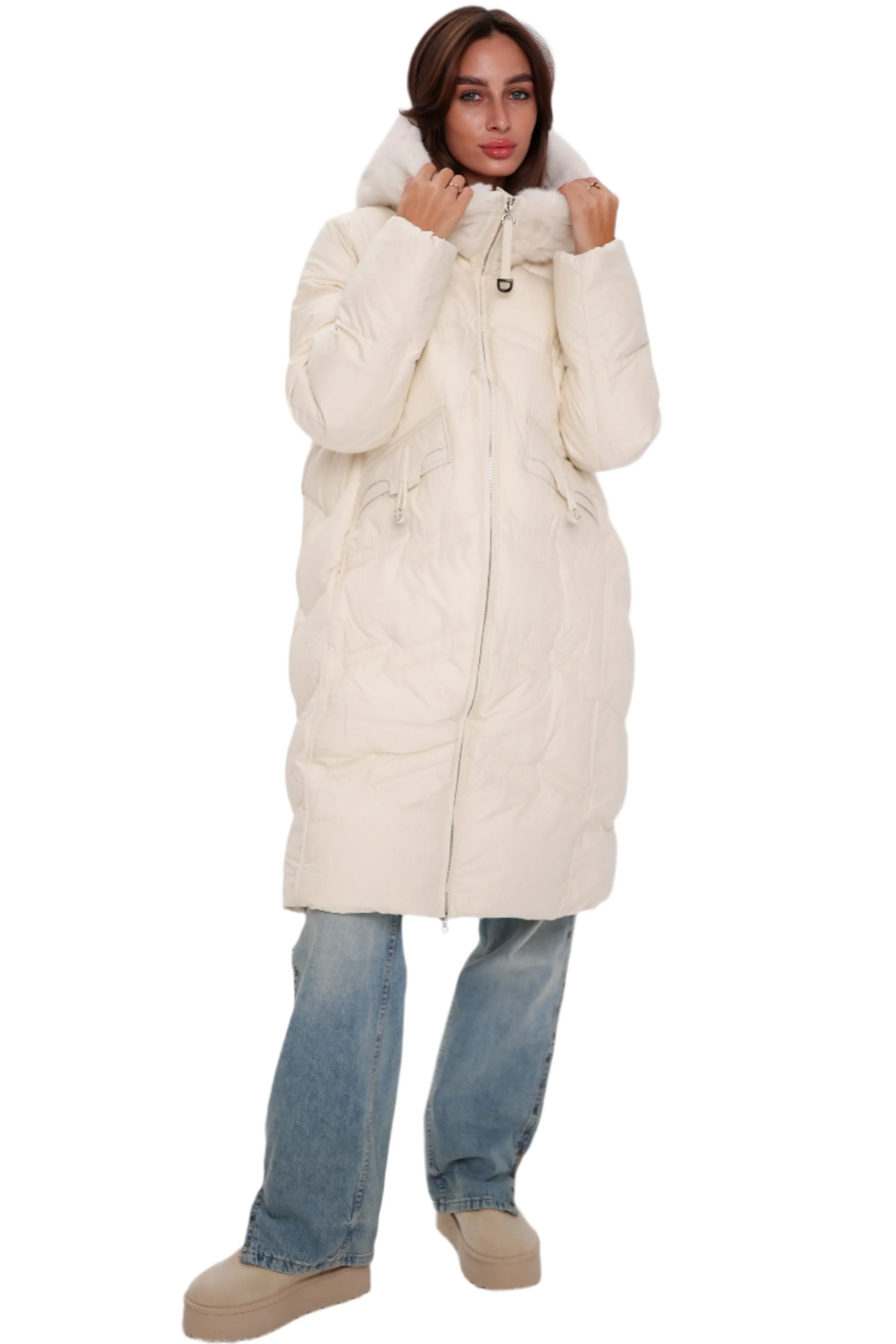 EverChill Thinsulate™ Hood Faux Fur Coat