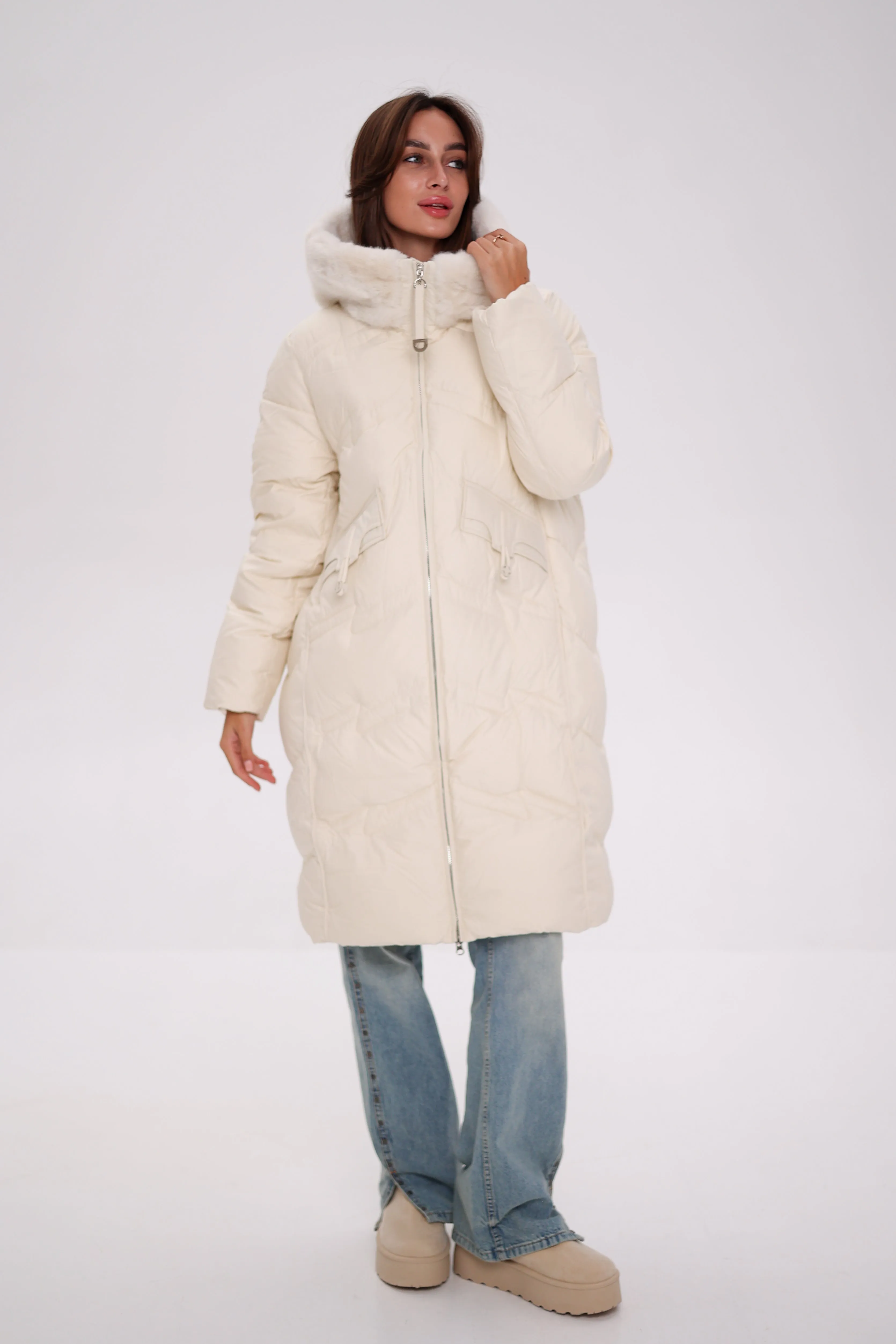 EverChill Thinsulate™ Hood Faux Fur Coat