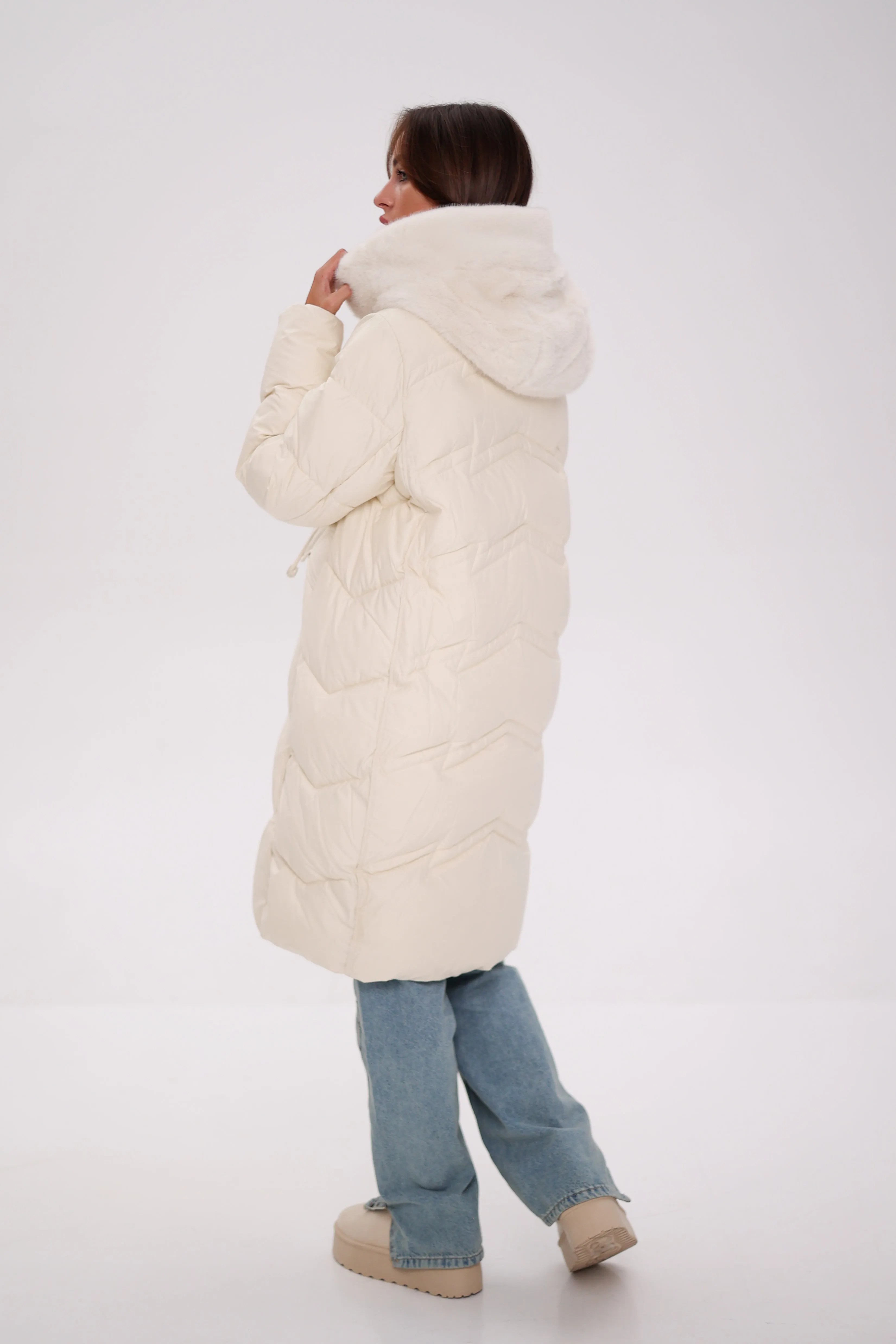 EverChill Thinsulate™ Hood Faux Fur Coat