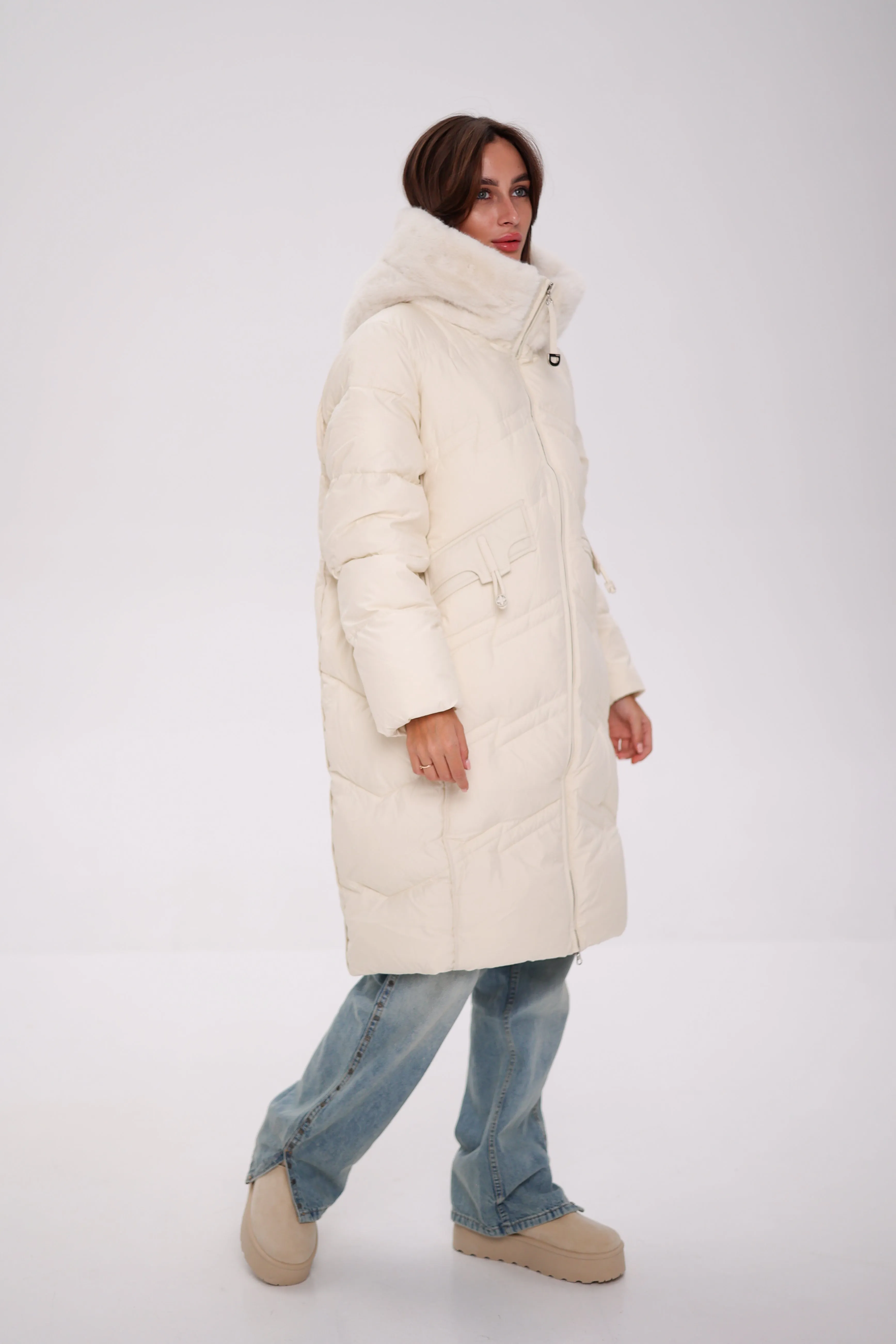 EverChill Thinsulate™ Hood Faux Fur Coat