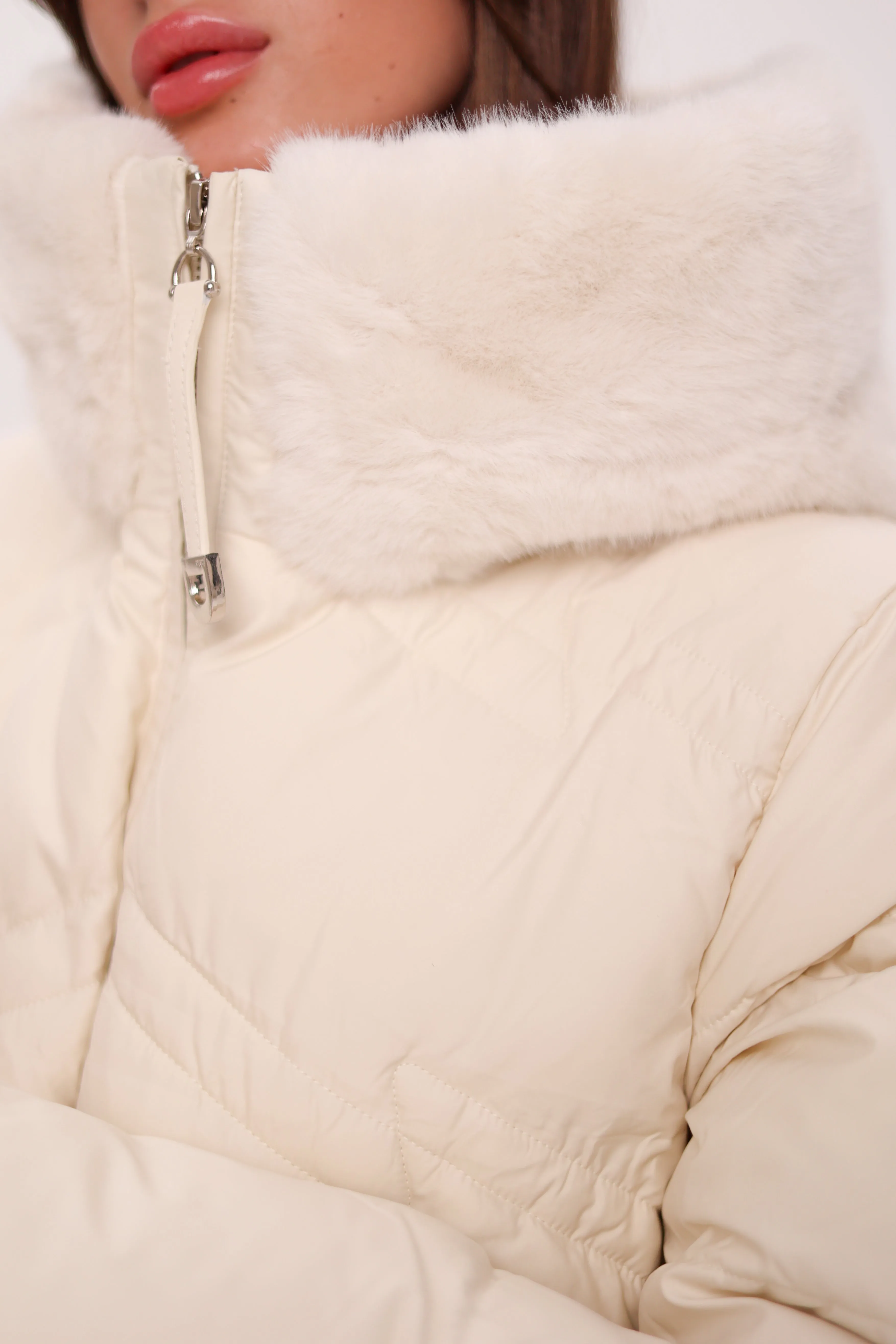 EverChill Thinsulate™ Hood Faux Fur Coat