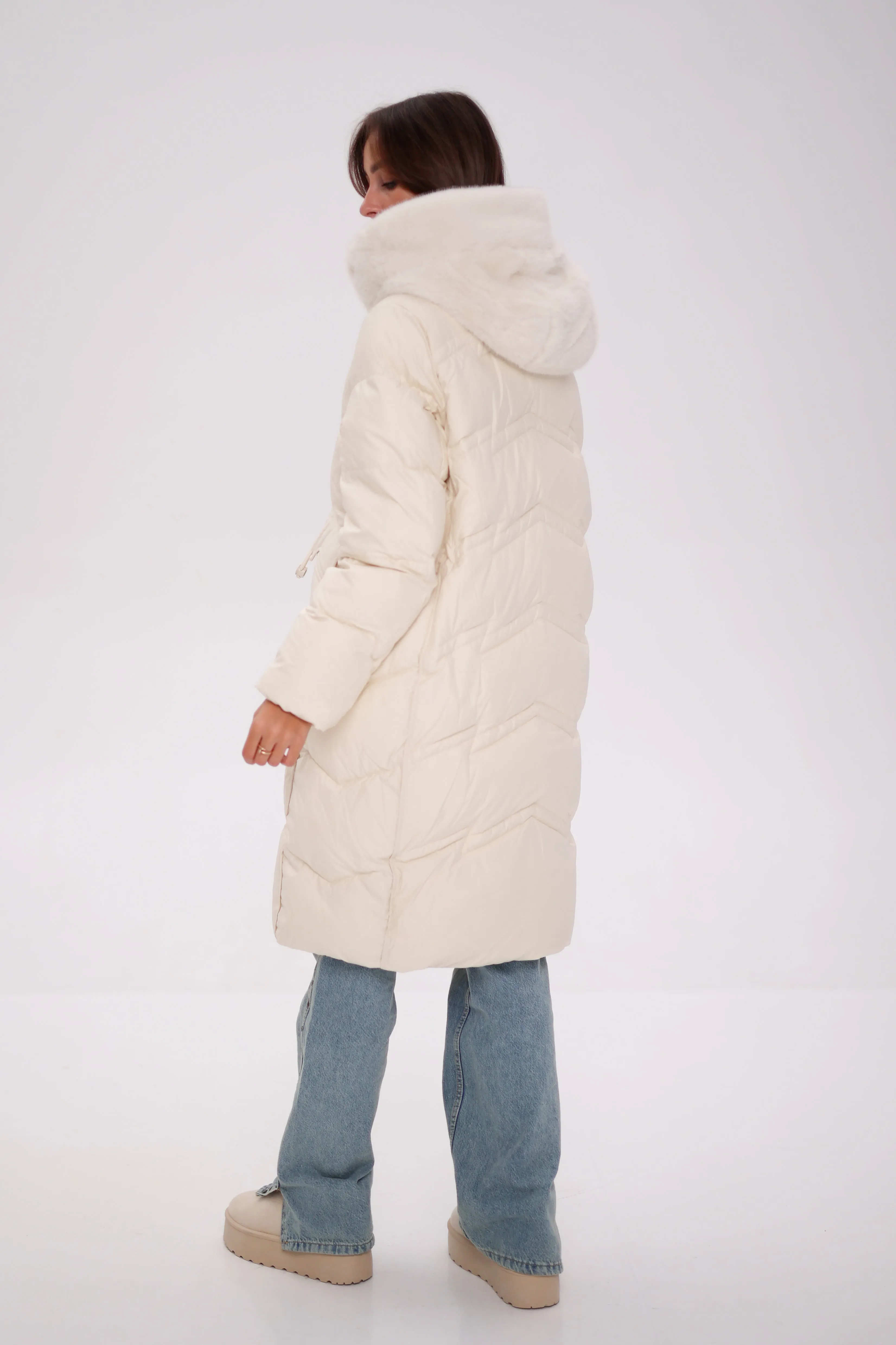 EverChill Thinsulate™ Hood Faux Fur Coat