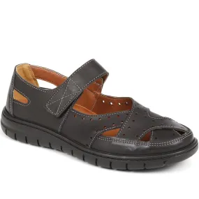 Extra Wide Fit Leather Sandals KAMILAH 324 045