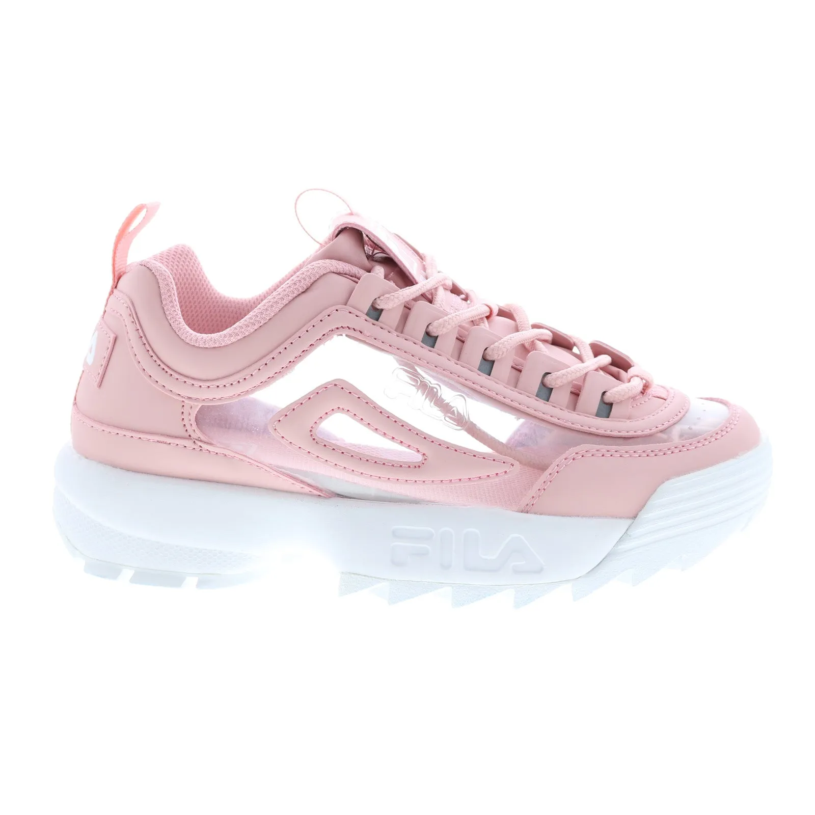 Fila Disruptor II Clear 5FM00696-661 Women's Pink Lifestyle Sneakers Shoes