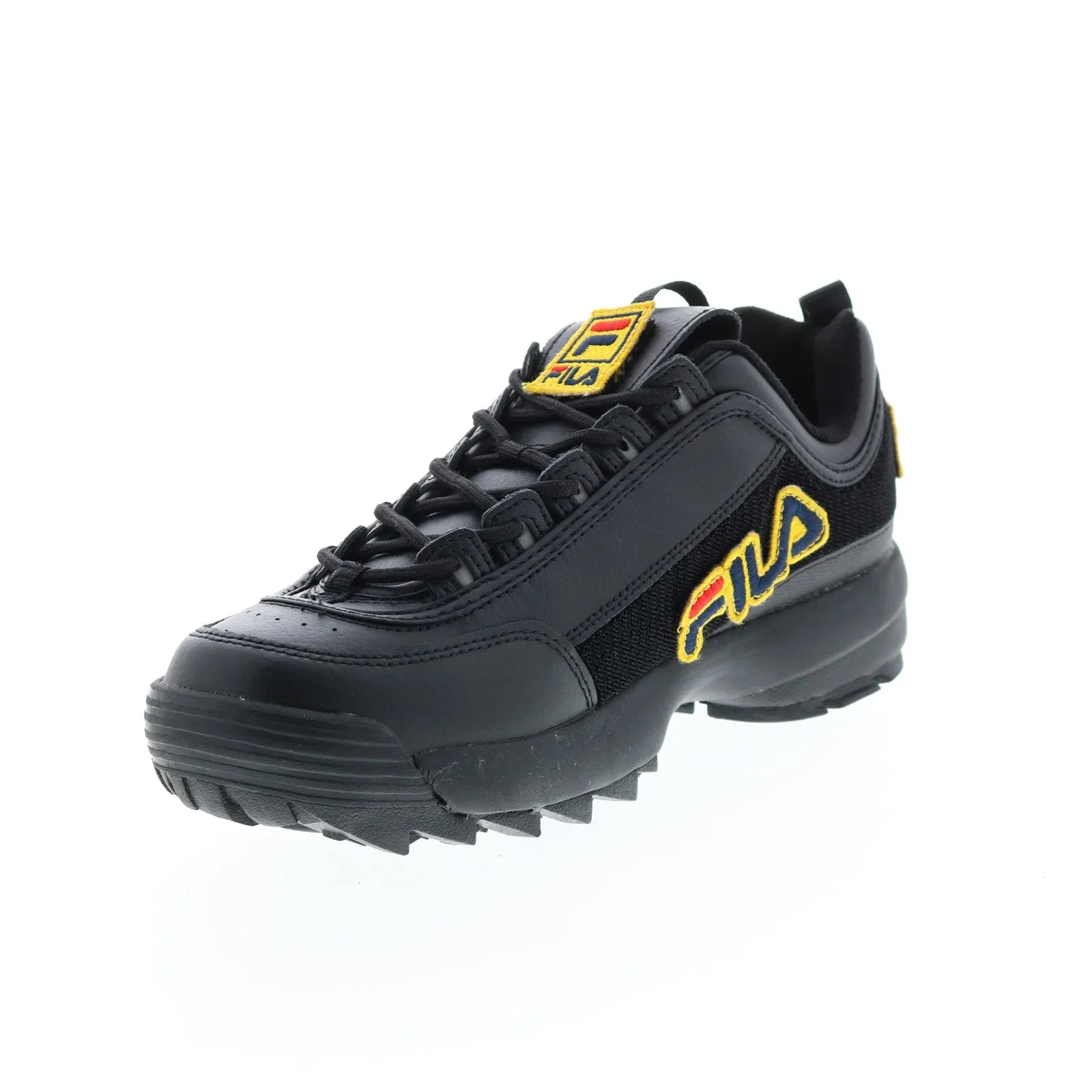 Fila Disruptor II Patches 1FM00413-001 Men's Black Lifestyle Sneakers Shoes