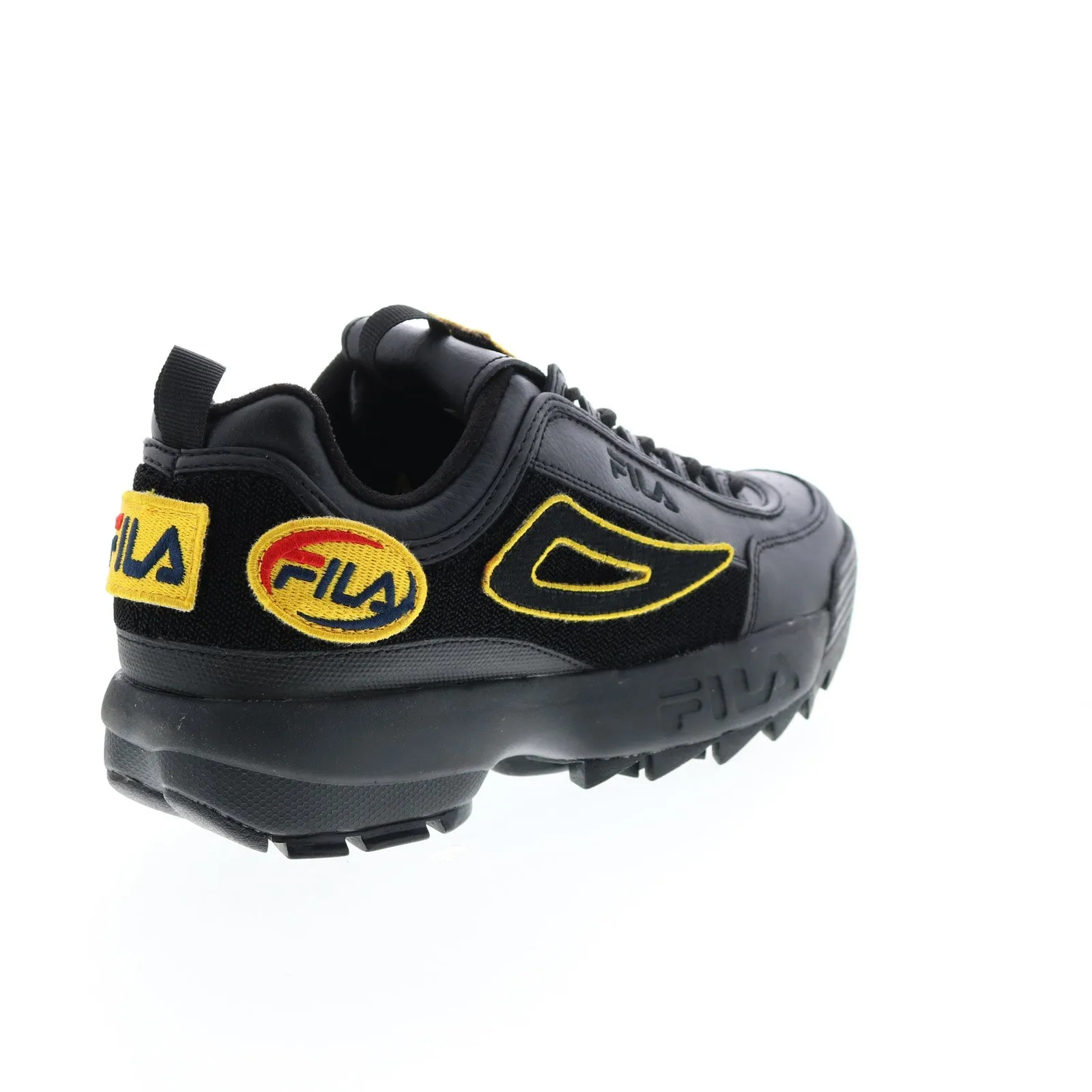 Fila Disruptor II Patches 1FM00413-001 Men's Black Lifestyle Sneakers Shoes