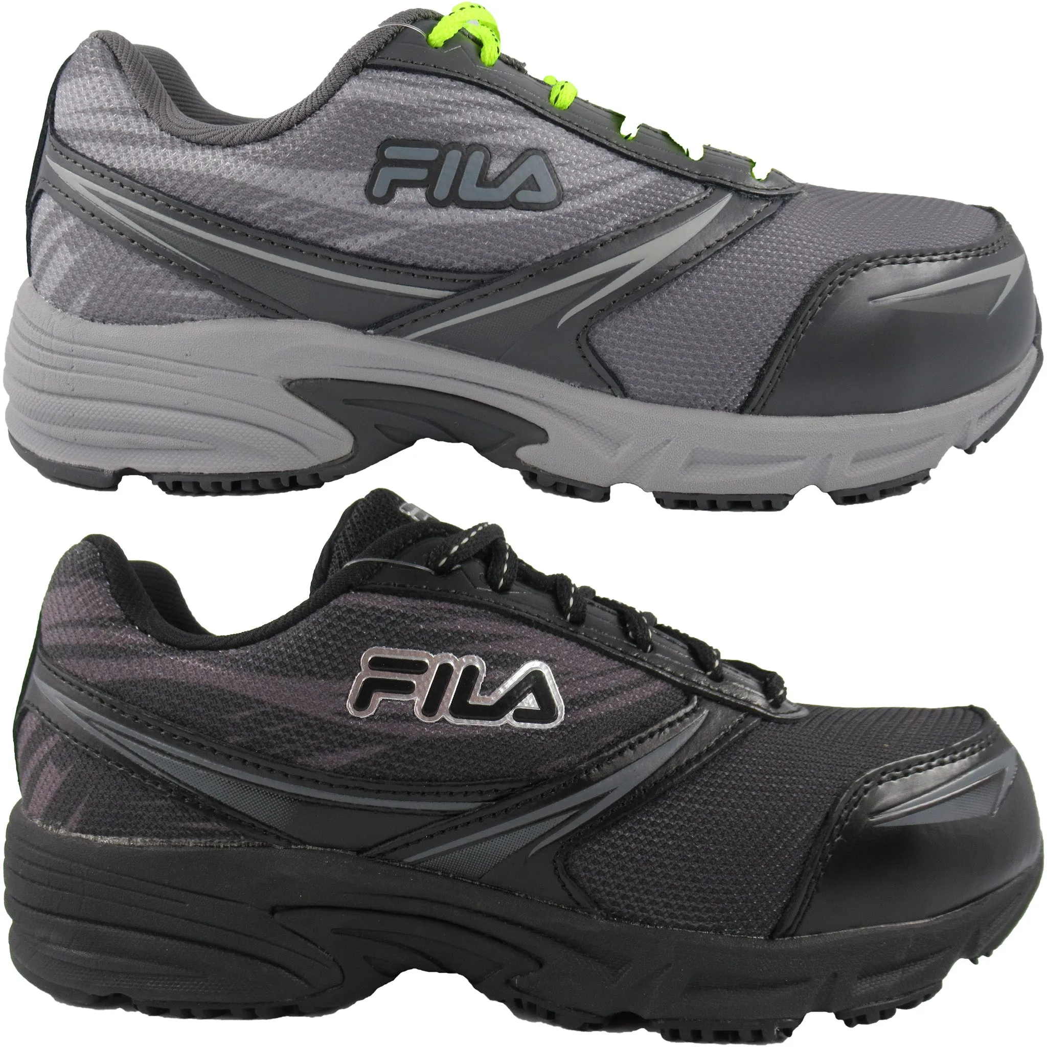 Fila Womens Memory Meiera 2 Slip Resistant Composite Toe Memory Foam Work Shoes