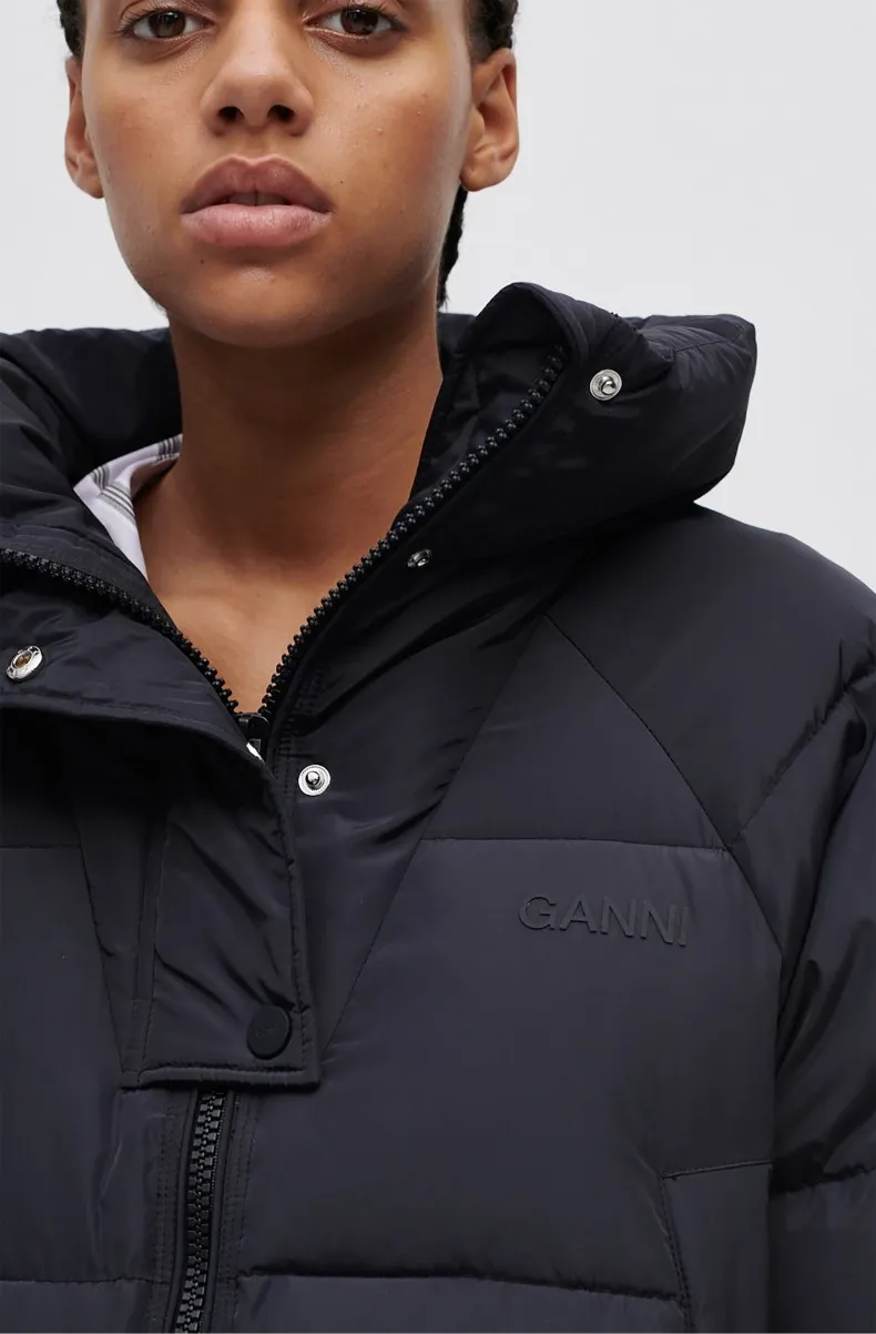 GANNI Phantom Oversized Puffer Coat