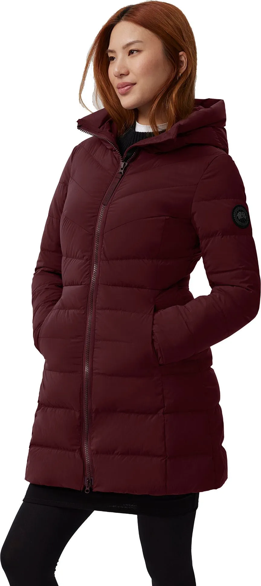 Garnet Stone Canada Goose Clair Coat.