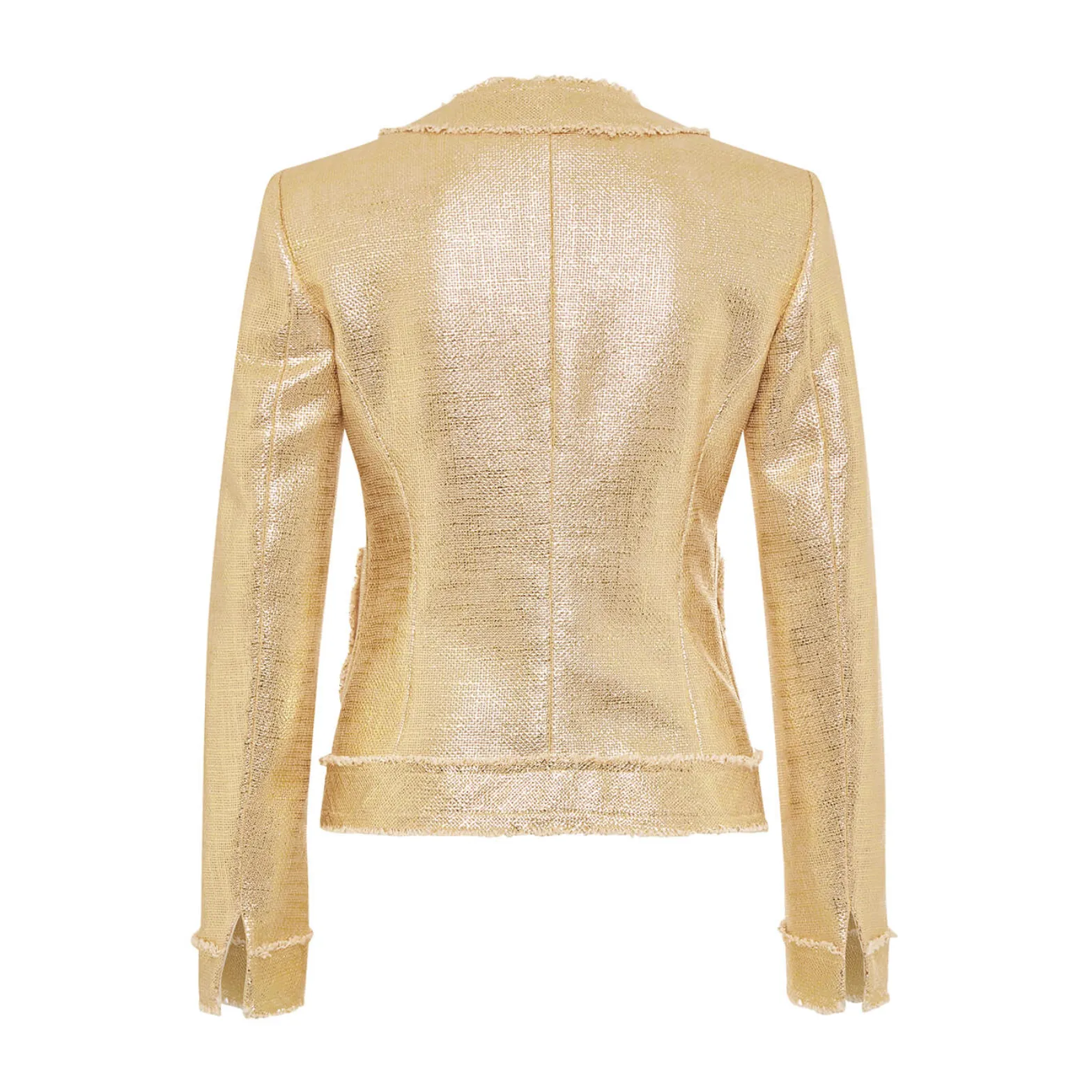 Gold Signature Cotton Tweed Jacket