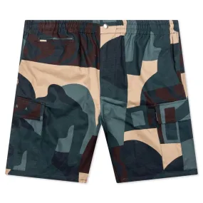 Green Camo Shorts