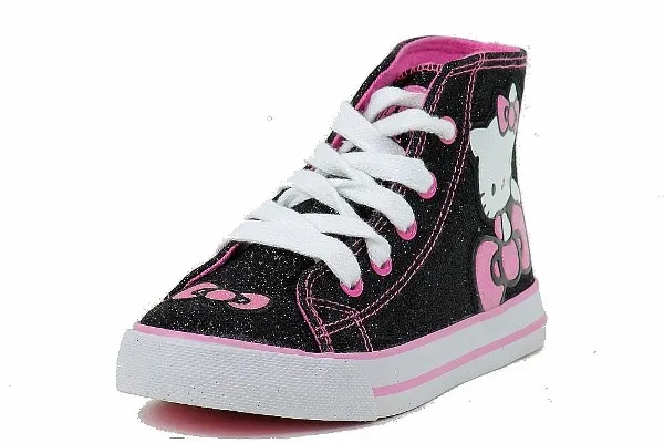 Hello Kitty Girl's Fashion Sneakers HK Gwen Hi-Top Shoes AE210