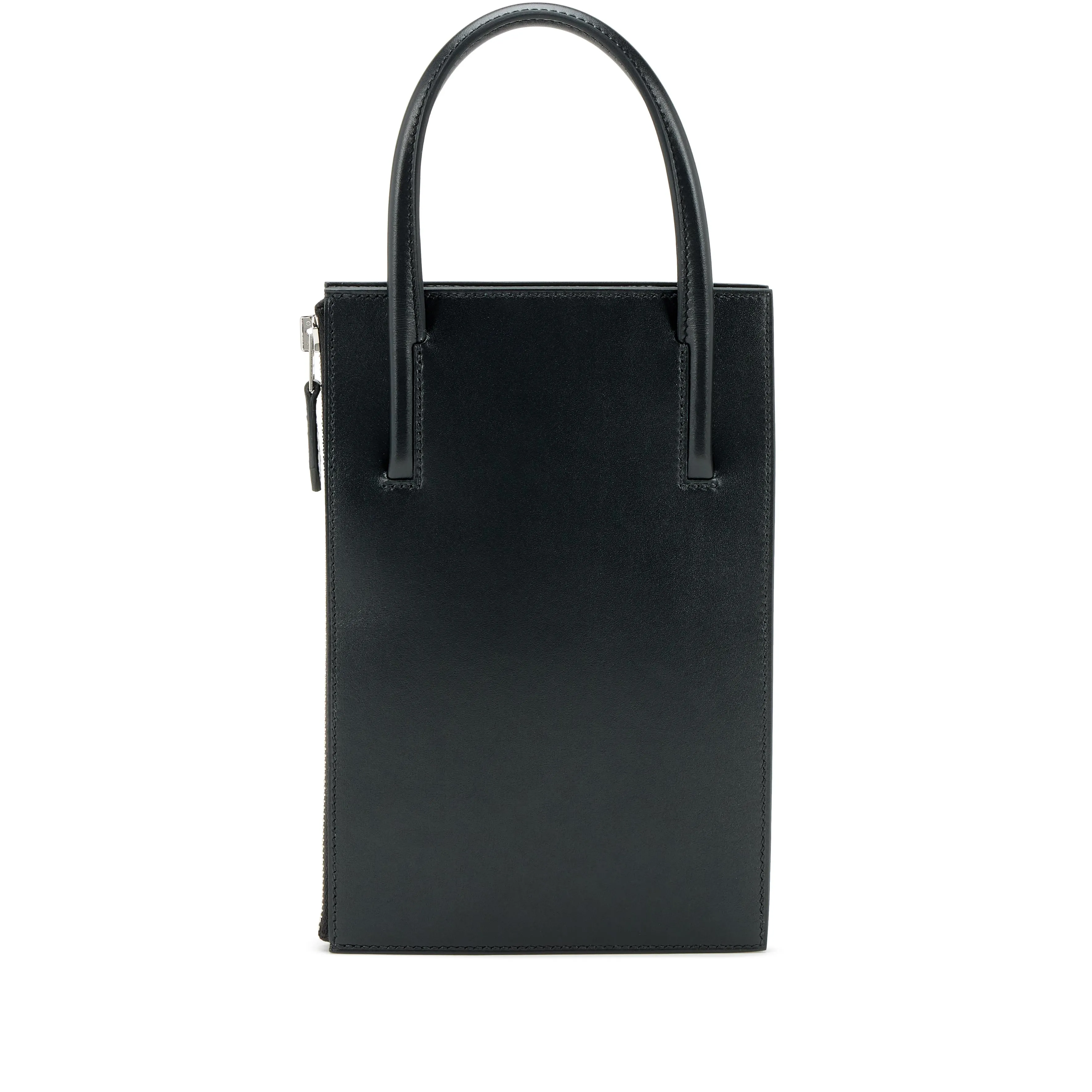 Hermes Black Tadelakt Cadena Lock Bag Palladium Hardware, 2022