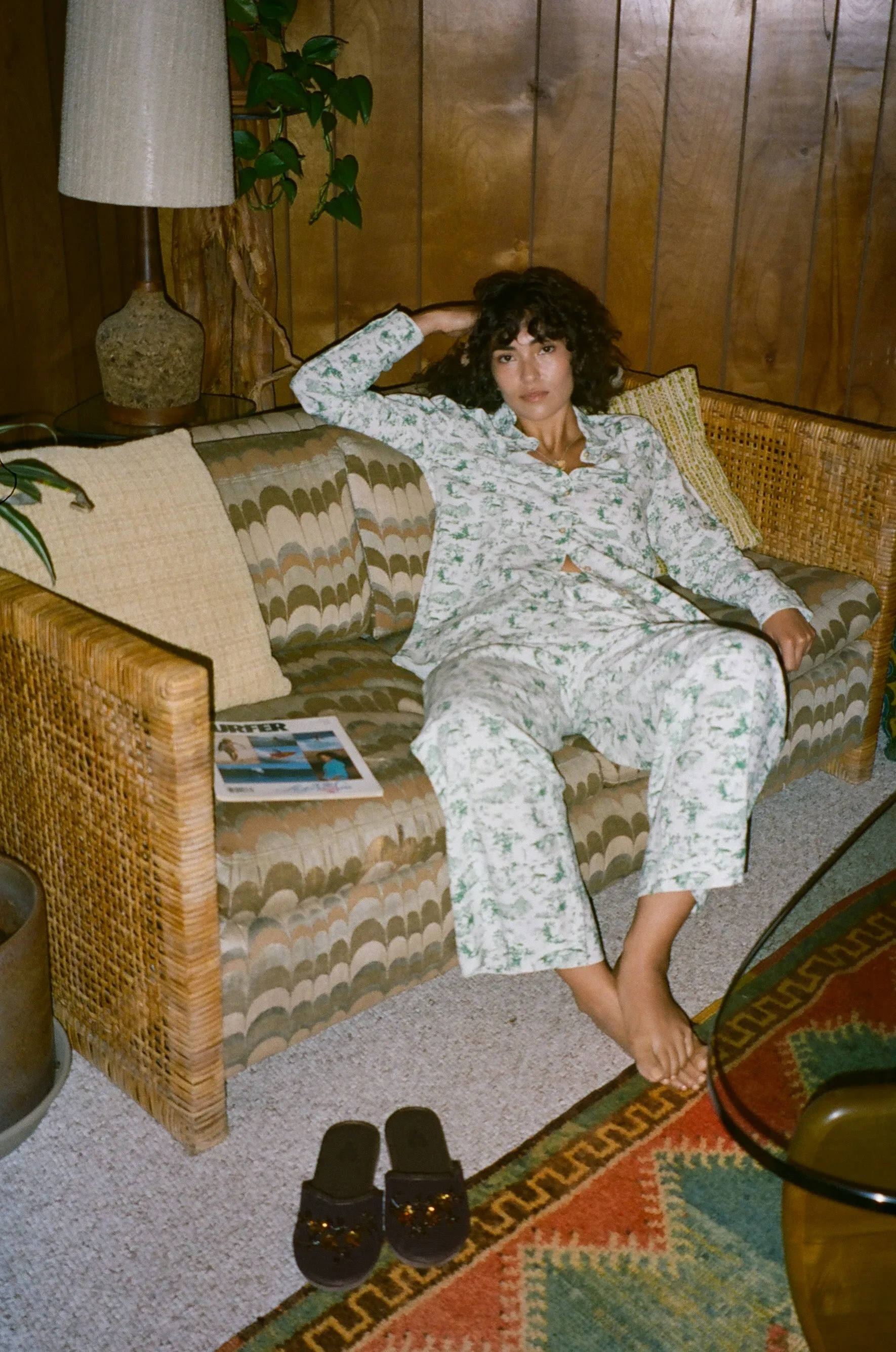 Green Holiday Pajama Pant for a Festive Look