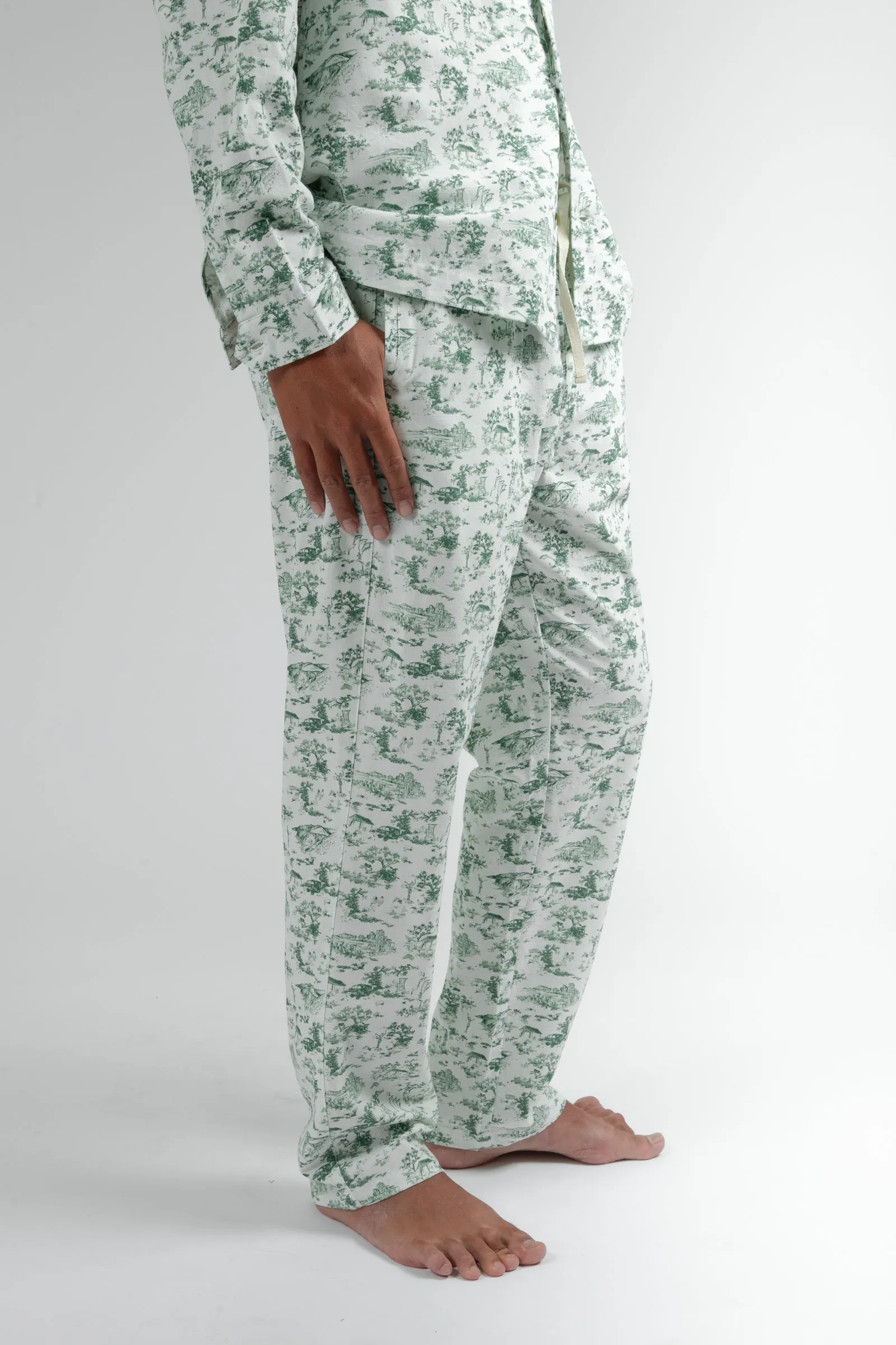 Green Holiday Pajama Pant for a Festive Look