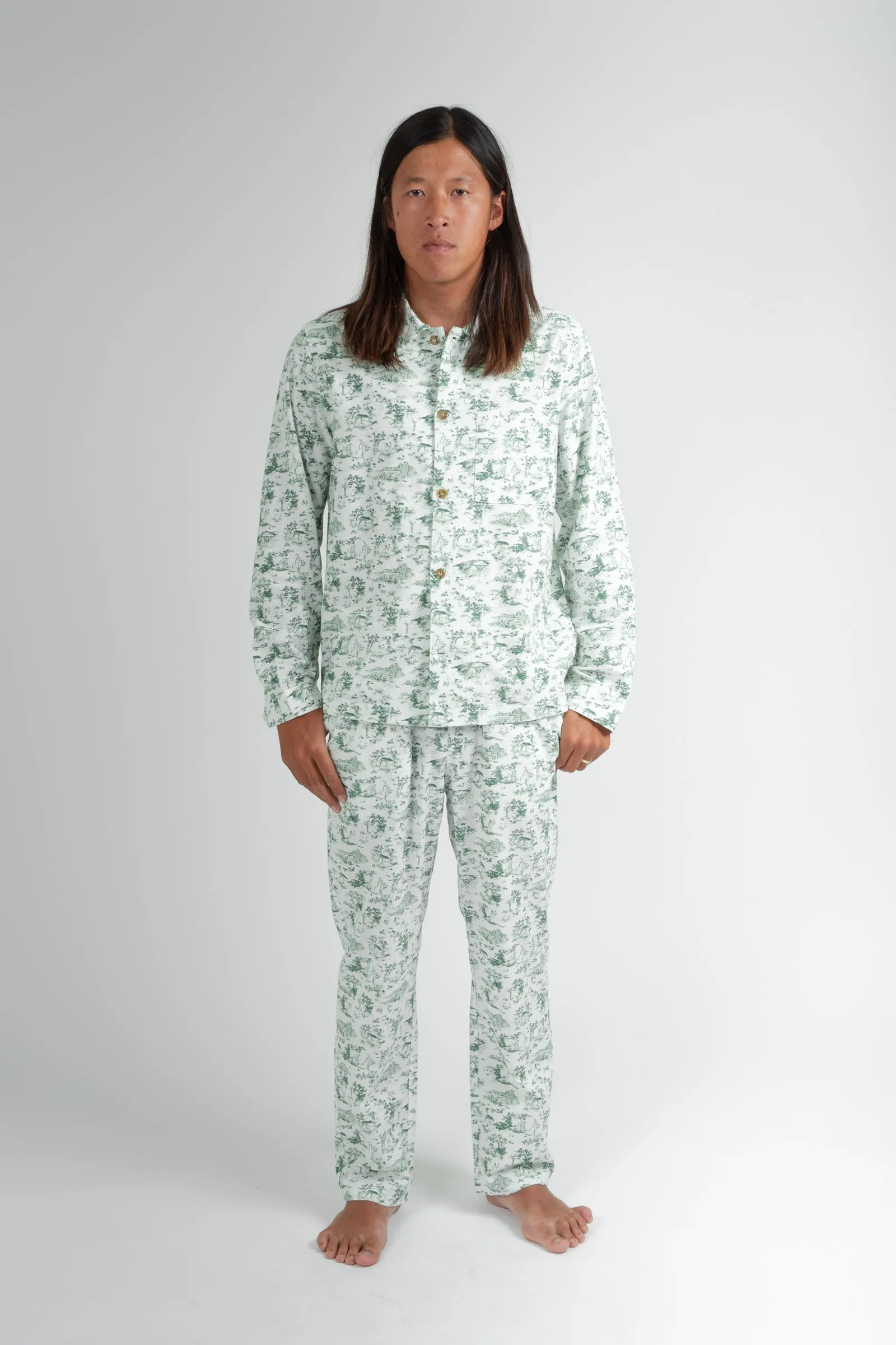 Green Holiday Pajama Pant for a Festive Look