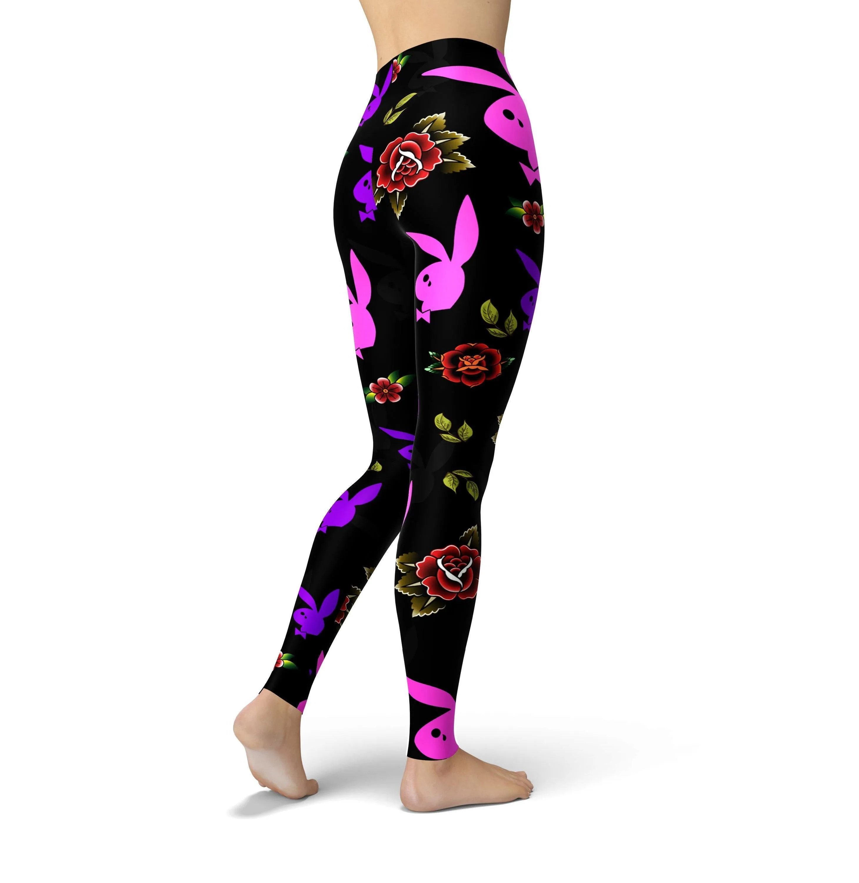 Jean Bunny Leggings with Teardrop Pattern