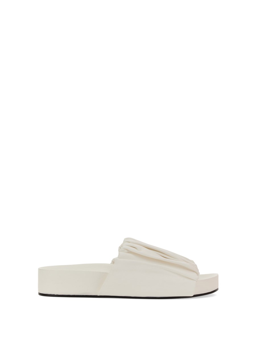 LOW JIL SANDER LEATHER SANDALS