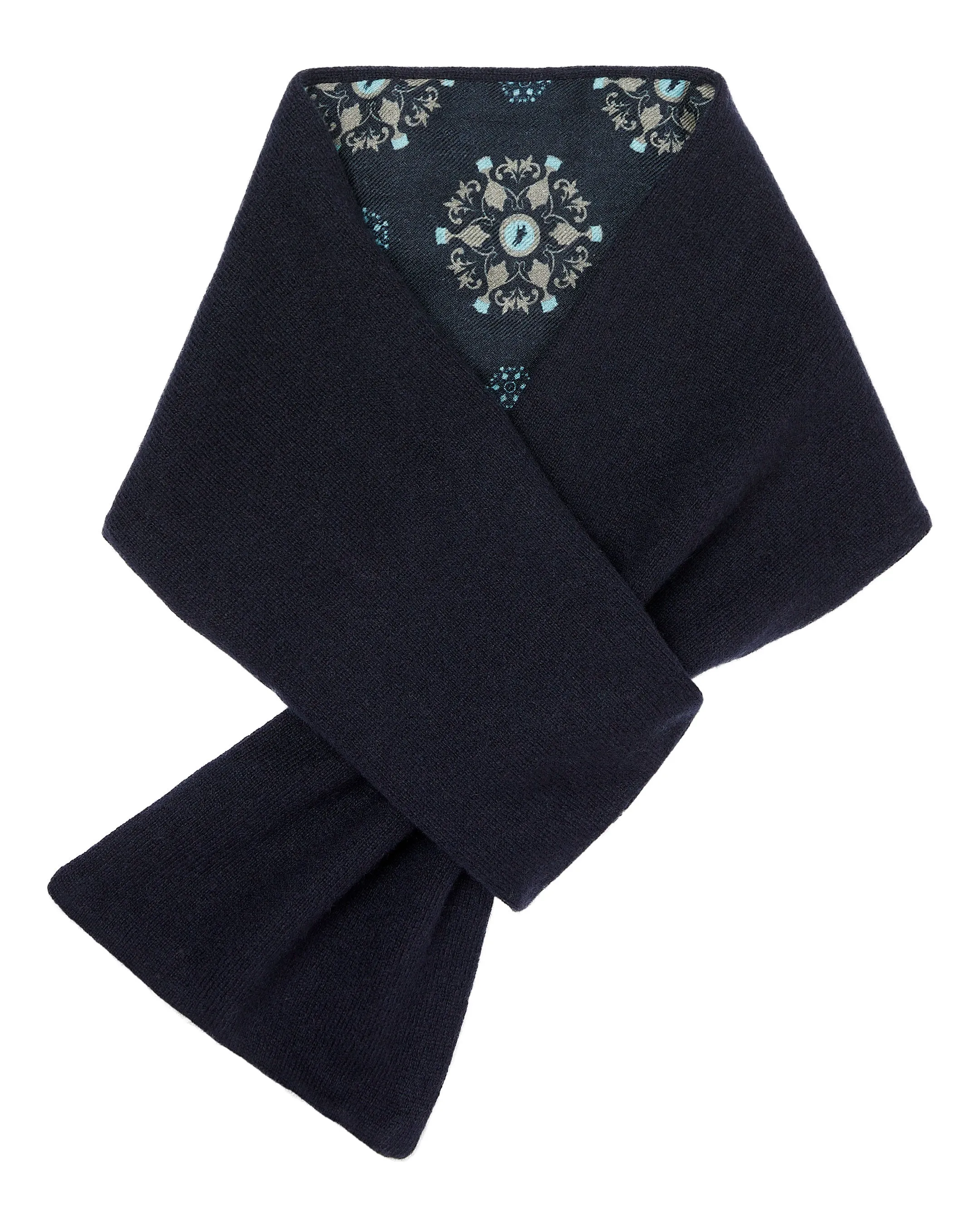 Jockey Club Men's Cashmere Scarf Navy Blue