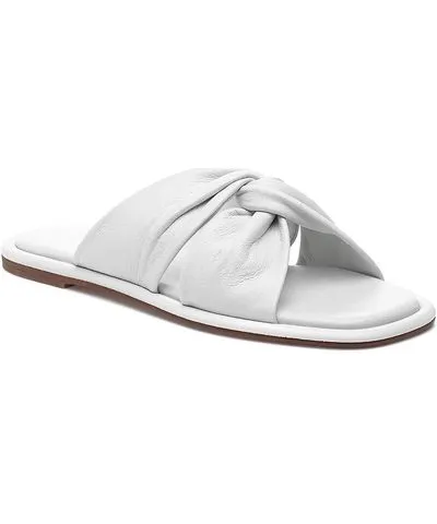 Leather Slip On Slide Sandals for Women by J/slides Yaya