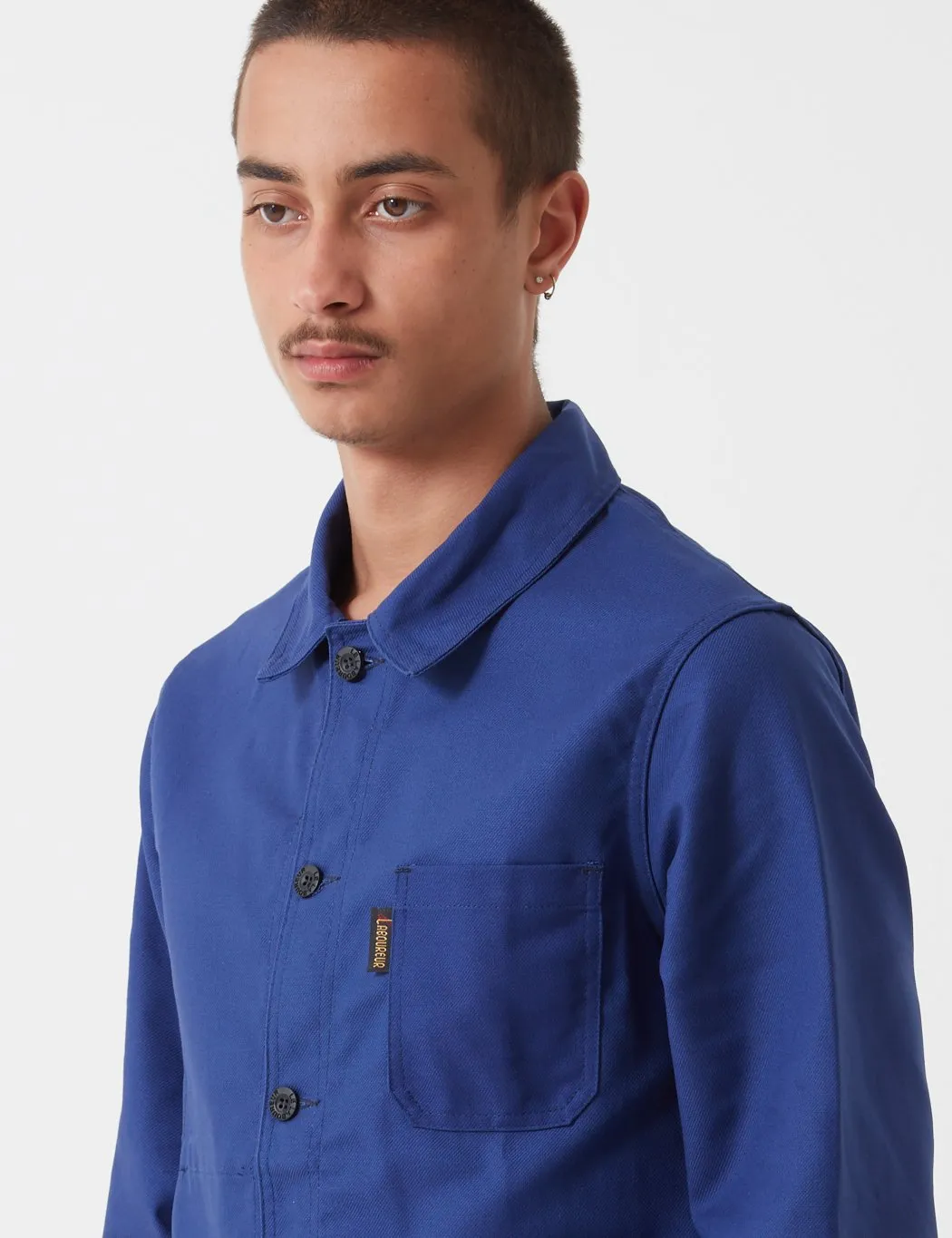 Laboureur Cotton Work Jacket - Navy Blue