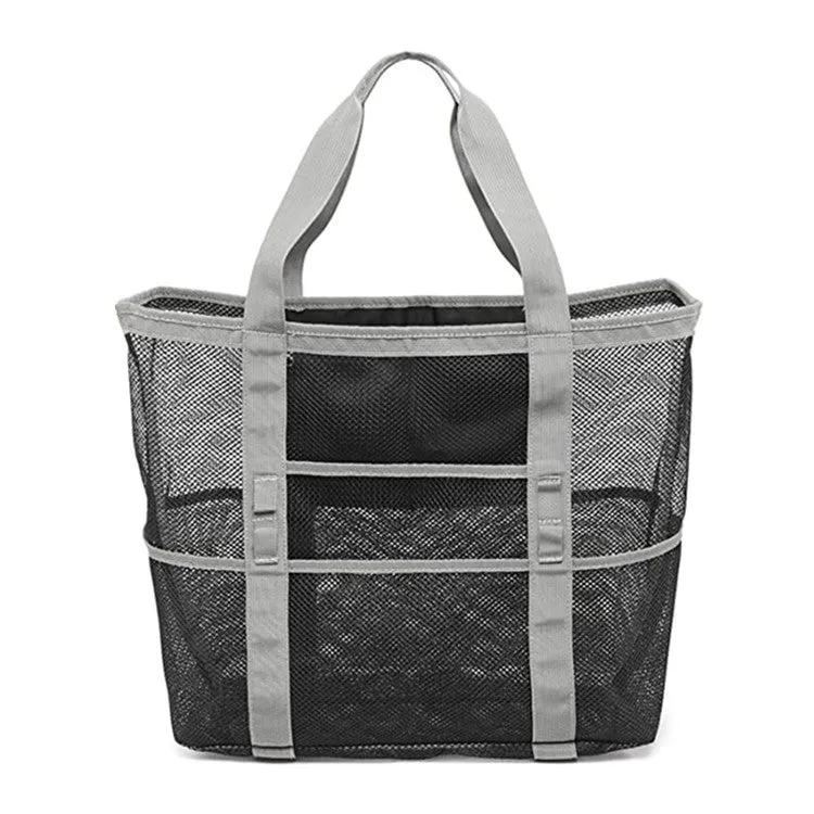 Oversized Mesh Beach Bag Shop with Pockets