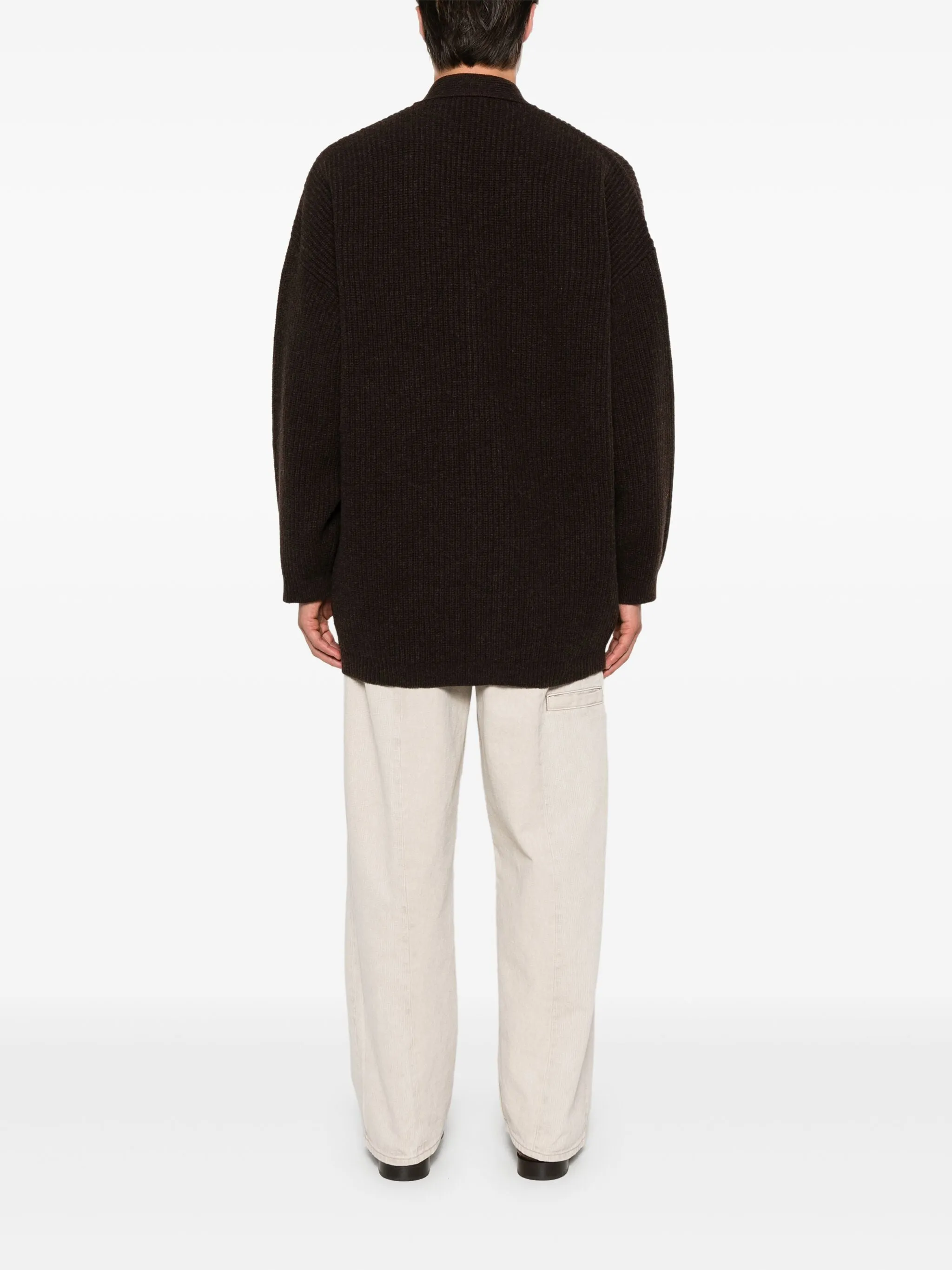 LEMAIRE - Gender-neutral Felt Cardigan Coat