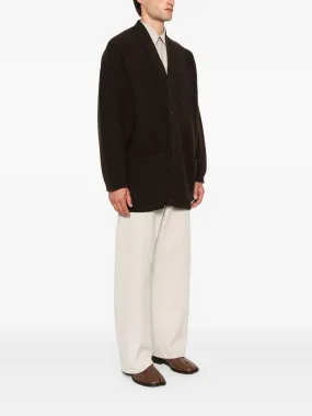 LEMAIRE - Gender-neutral Felt Cardigan Coat