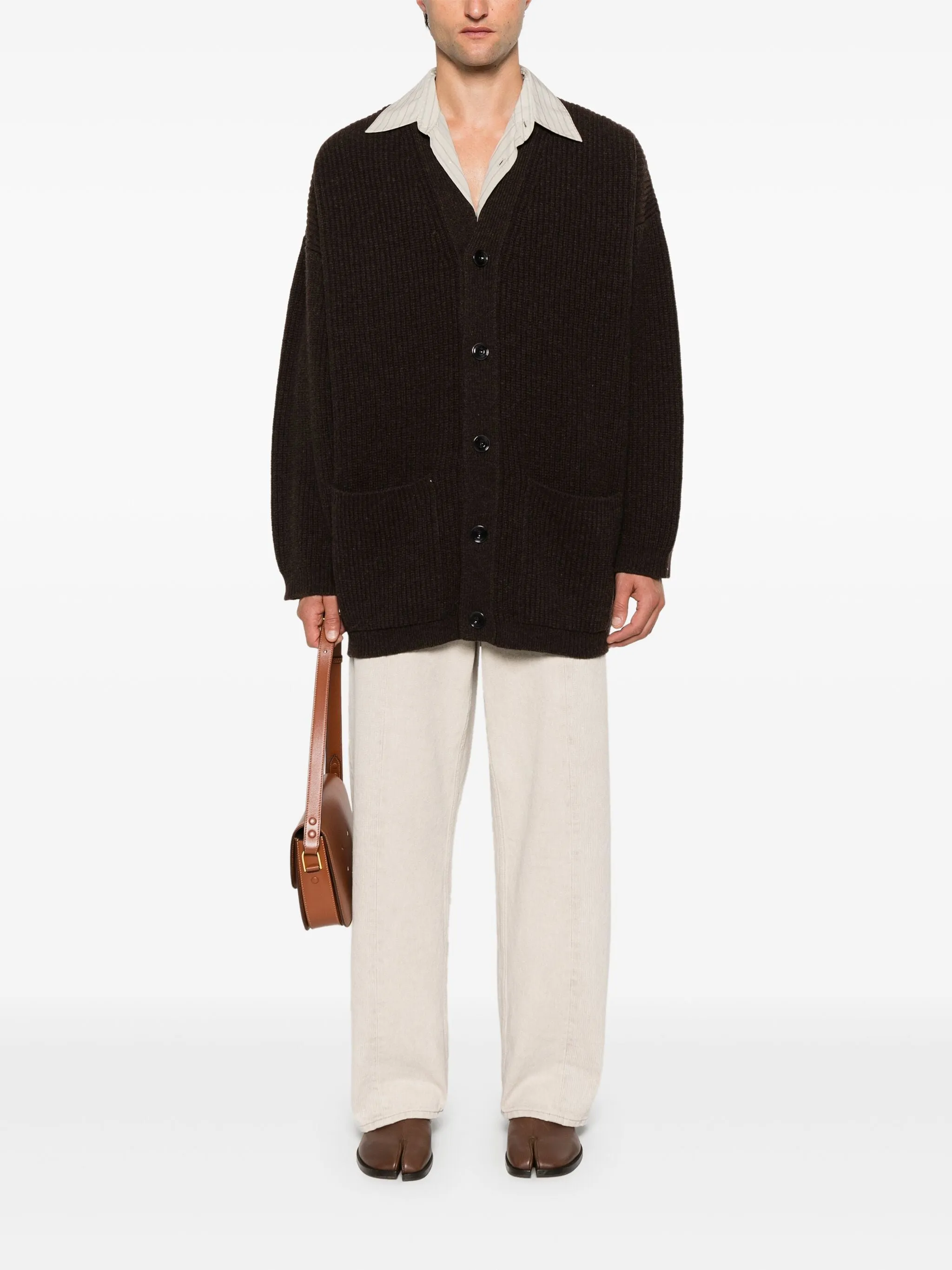 LEMAIRE - Gender-neutral Felt Cardigan Coat