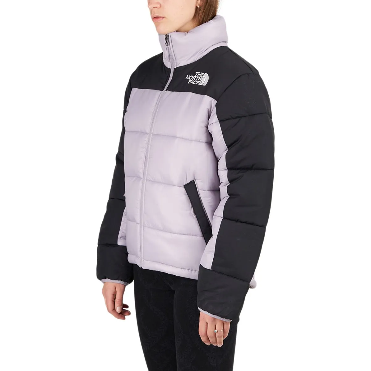 Light Purple and Black North Face Himalayan Insulated Jacket