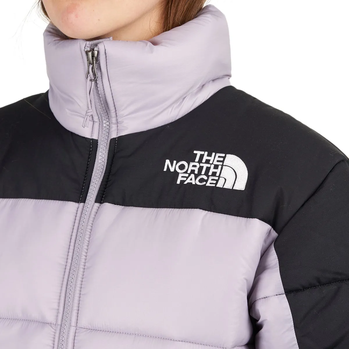 Light Purple and Black North Face Himalayan Insulated Jacket