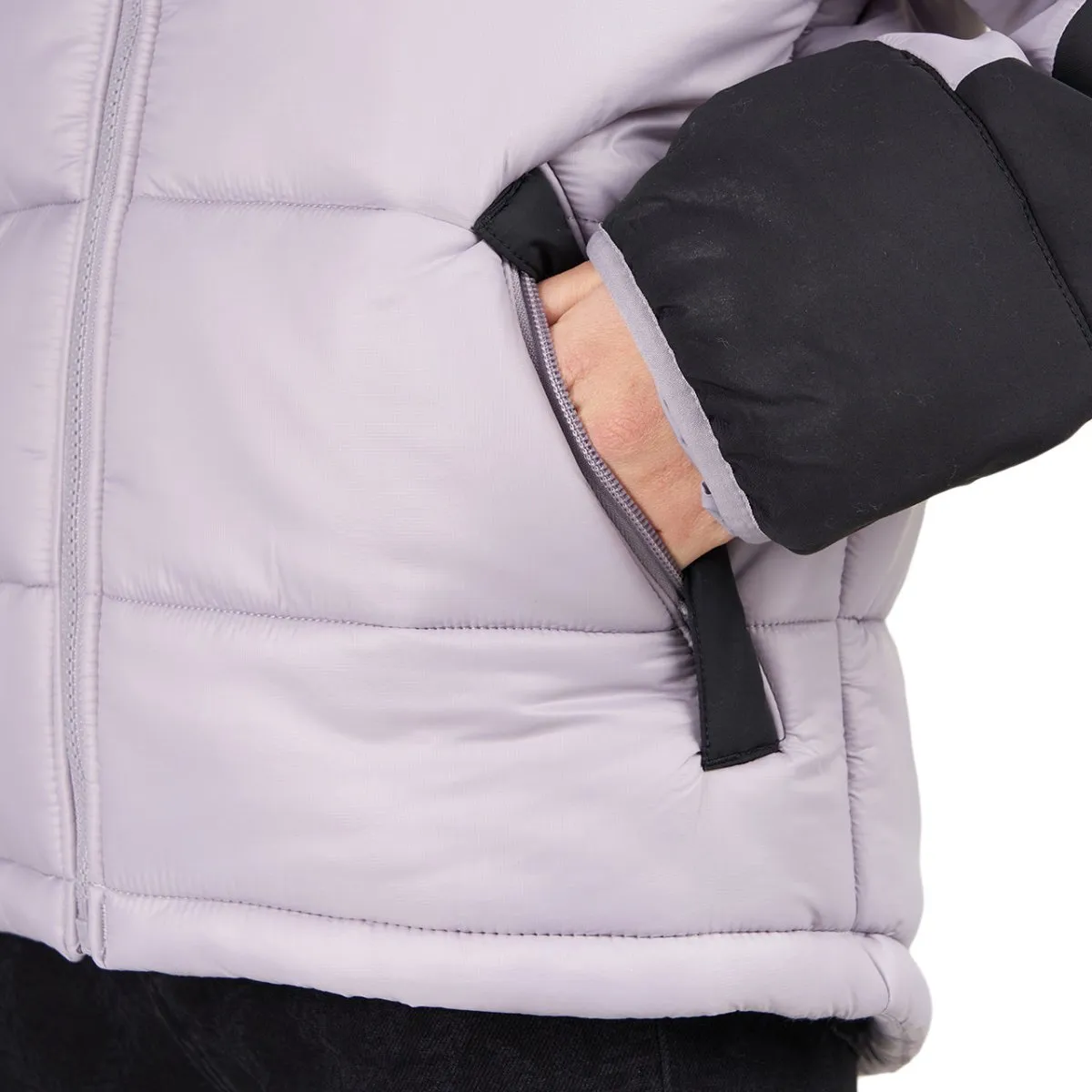 Light Purple and Black North Face Himalayan Insulated Jacket