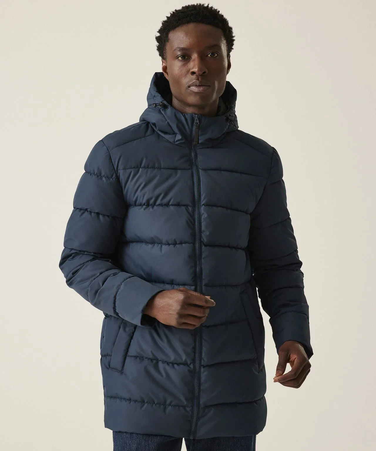 Long Quilted Mens Coat by Regatta Lakiver