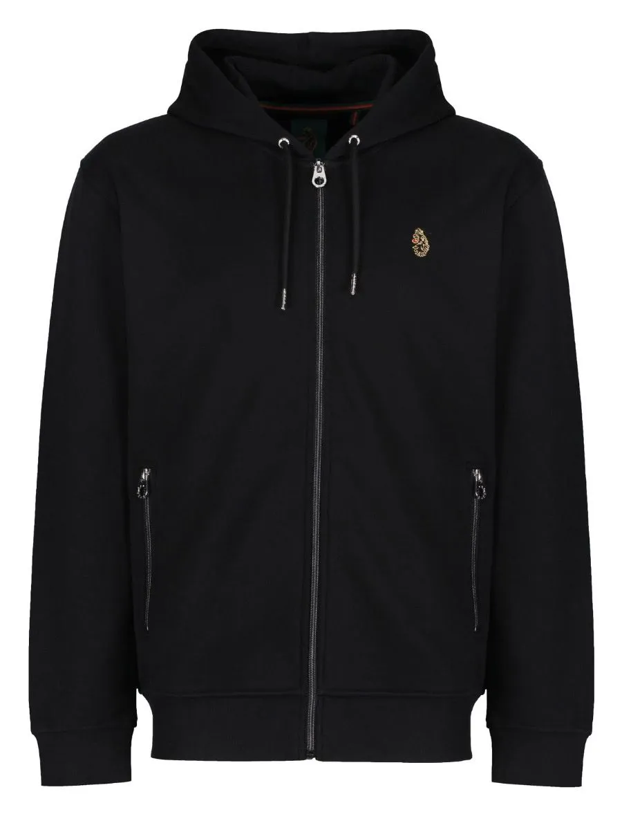 Luke 1977 Berlin Zip Hoodies - Jet Black