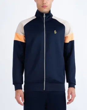 Luke 1977 Sport Kas Three Zip Track Jacket Dark Navy