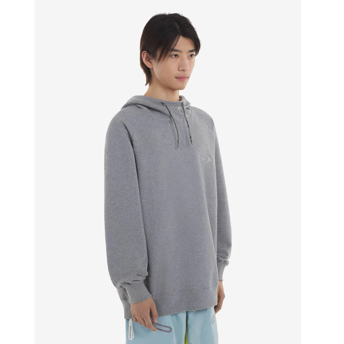 Maison Kitsune MK And Wander Dry Cotton Hoodie Ash Grey