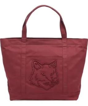 Maison Kitsune Fox Head Large Tote Bag for Women