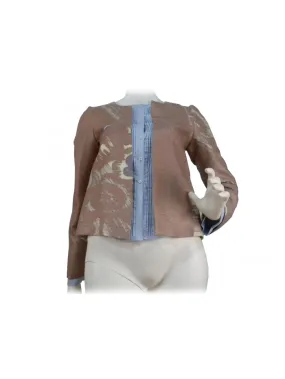 Manila Grace Women's Shirt with Jacket Effect