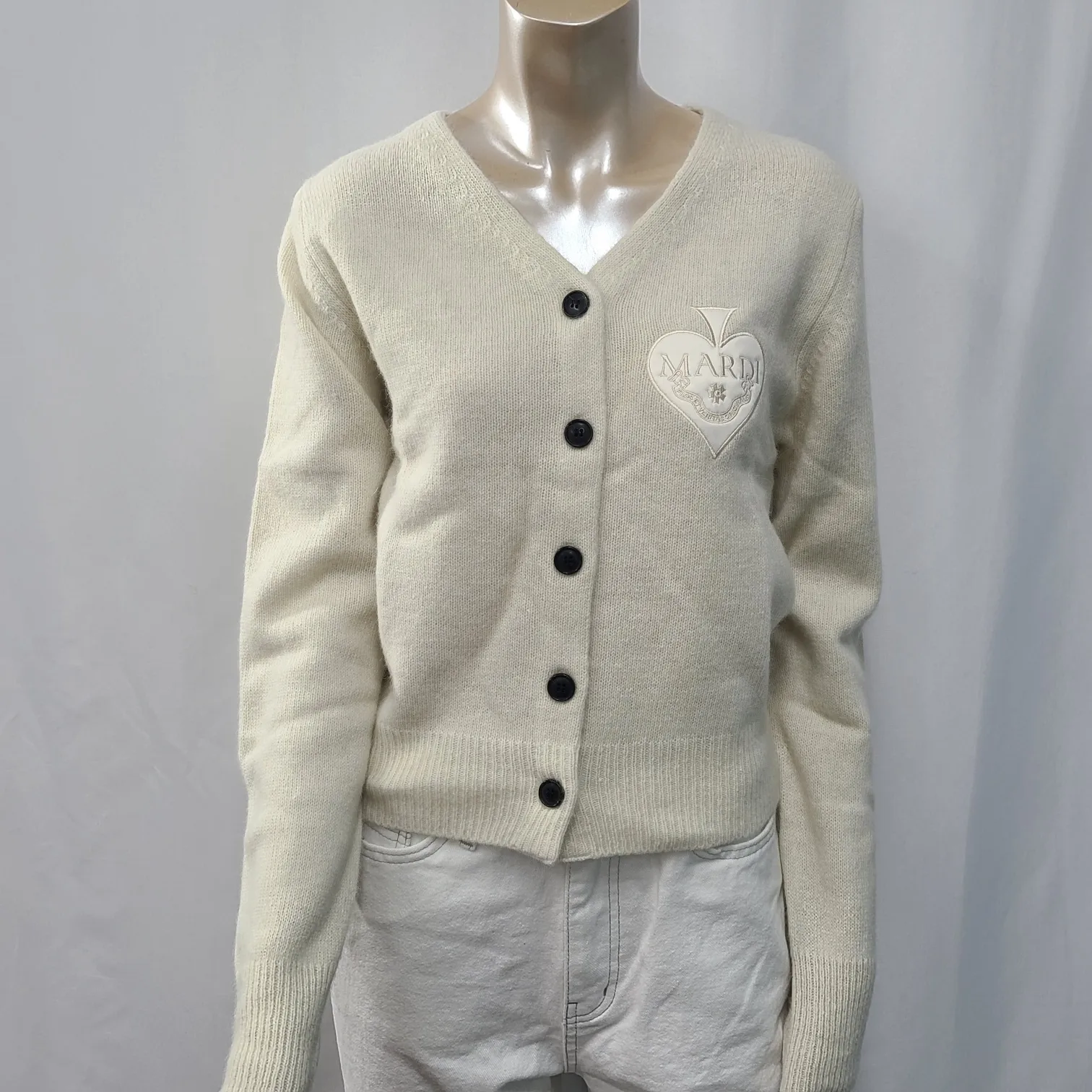 Mardi Mercredi Street Style Logo Cardigans