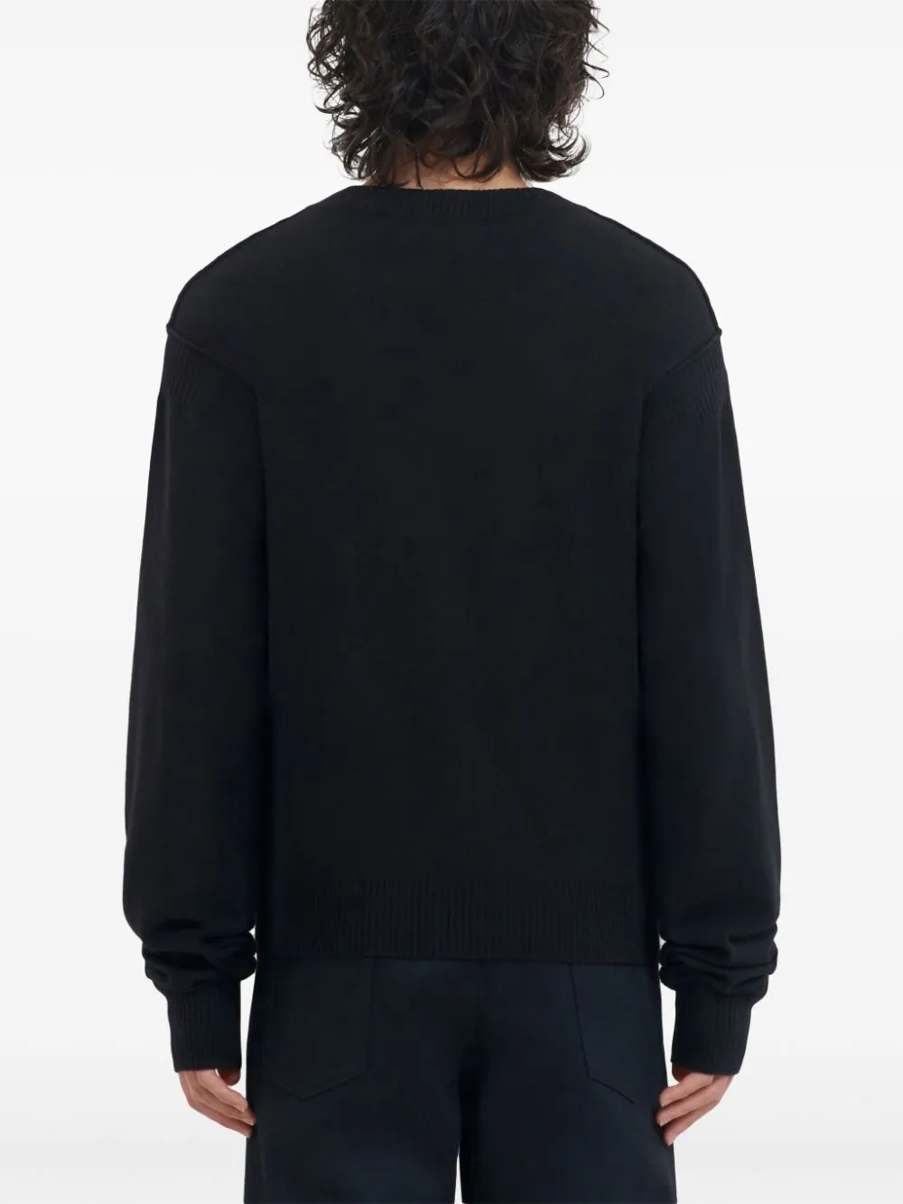 MARNI Men's Logo Round Neck Sweater