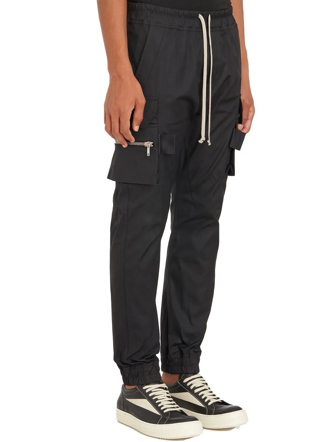 MASTODON BLACK CARGO TROUSERS