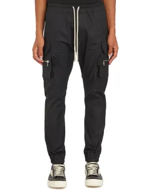 MASTODON BLACK CARGO TROUSERS