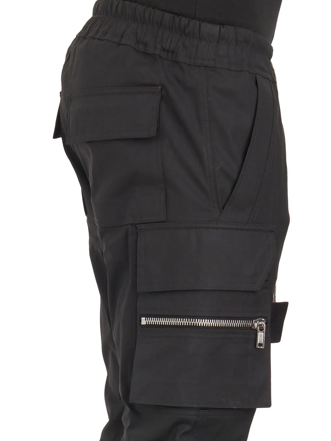 MASTODON BLACK CARGO TROUSERS