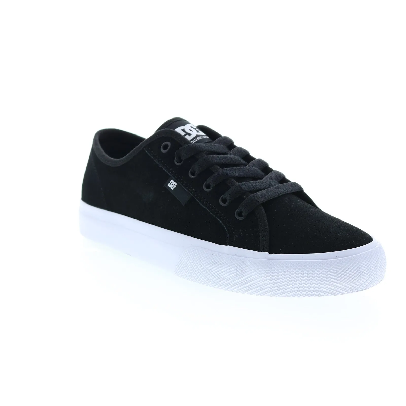 Mens Black Suede Skate Inspired Sneakers Shoes - DC S ADYS300637-BKW